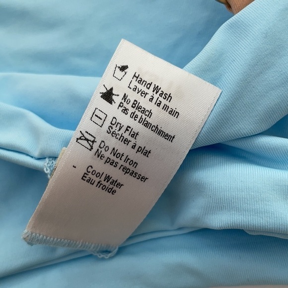 L*space Rebel Bandeau bikinin top XS Colorblock Reversible NWT - Picture 8 of 8